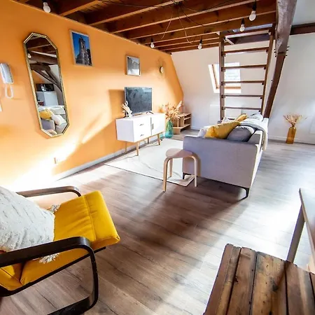 아파트 Cosy - Centre-ville Le Quesnoy (Nord)